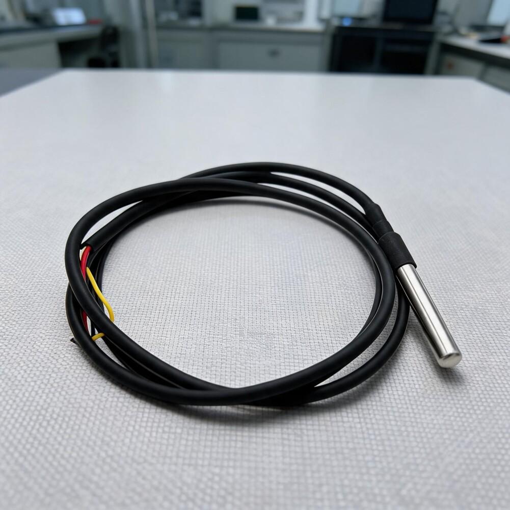 Waterproof 1-Wire For Temperature Sensor with Adjustable 9-12 Bit Resolution for Embedded Systems and Automation