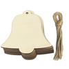 10pcs DIY Wooden Christmas Balls Decoration Round Craft Baubles Tags Hanging Ornament for Christmas New Year Pendant Decor