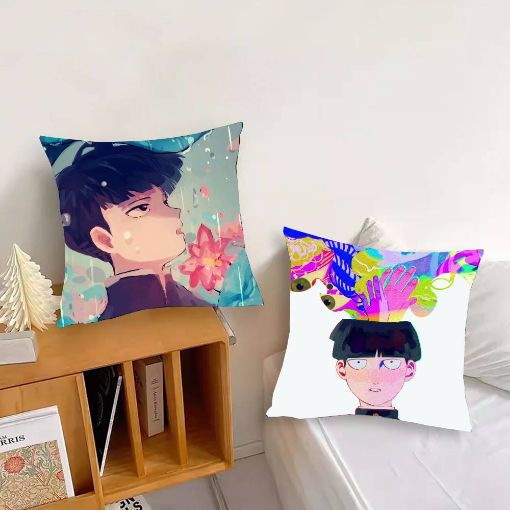 Shigeo Kageyama Manga Mob Psycho 100 Pillow Case Sofa Cushion Cover Room Home Decoration