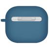 UNIQ case for Nexo AirPods 4 + Ear Hooks Silicone blue/pacific blue