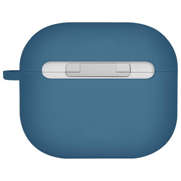 UNIQ case for Nexo AirPods 4 + Ear Hooks Silicone blue/pacific blue