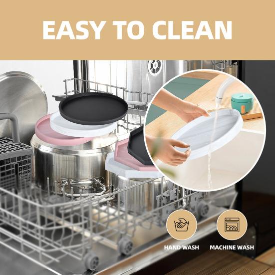 Silicone Tray for Bathroom Kitchen Decorative Counter Organizer for Soap Perfume