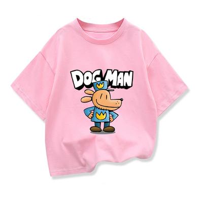 T-shirt Larga alla Moda per Bambini Ragazzo Ragazza T-shirt Stampa Manica Corta Top Divertenti da Ragazzo