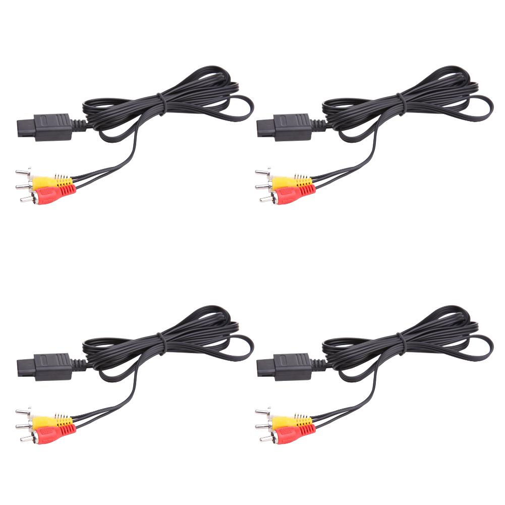 AV Cable Composite Video Cord AV Cable To RCA Audio Video AV Cable Cord Audio TV Video Cord for Nintendo 64 GameCube SNES SFC