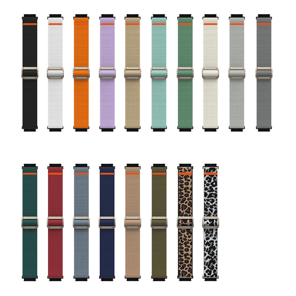 For Huawei Watch GT 5 46mm Nylon Watch Band 22mm Elastic Wrist Strap