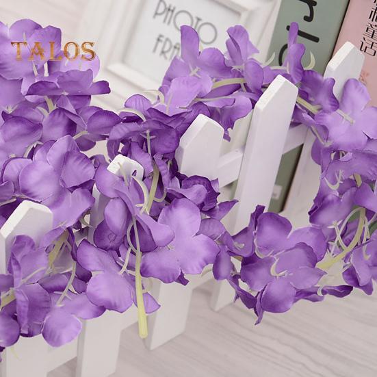 Künstliche Blume, lichtecht, Hochzeitsdekor, feine Verarbeitung, schöne Simulationsrebe, künstliche Hortensien, Festival-Zubehör