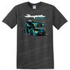 Supra Car Graphic T Shirt Cool Art Design Racing Theme Auto Enthusiast Tee
