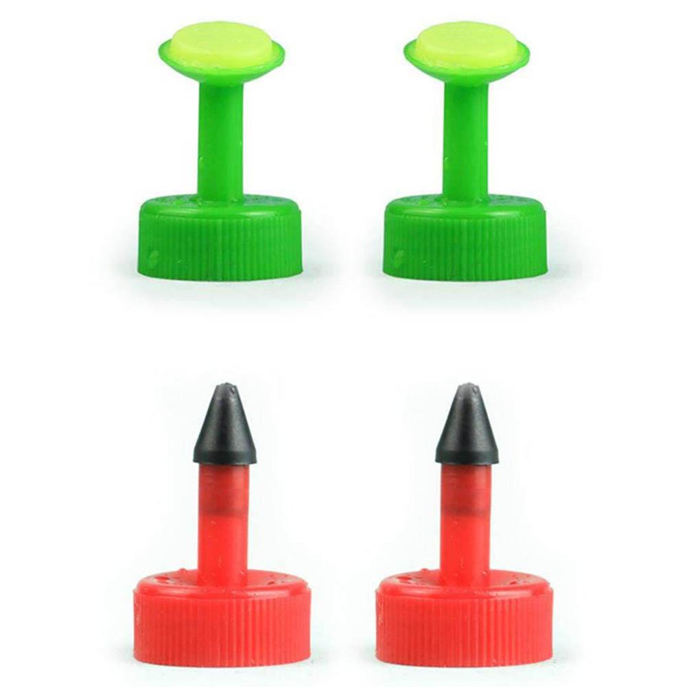 Konnwei Unisex Green 4Pcs Plant Watering Device Simple Watering Can Sprinkler Nozzle Watering Bottle Spray Nozzle