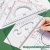 Fortgeschrittenes Zeichenwerkzeug-Set, Zeichenwerkzeuge aus Edelstahl, Präzisions-Geometrie- und CAD-Werkzeuge, Mehrzweck-Set