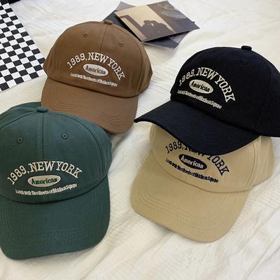 Men And Woman'S Baseball Caps Adjustable Casual Embroidered 1989 York American