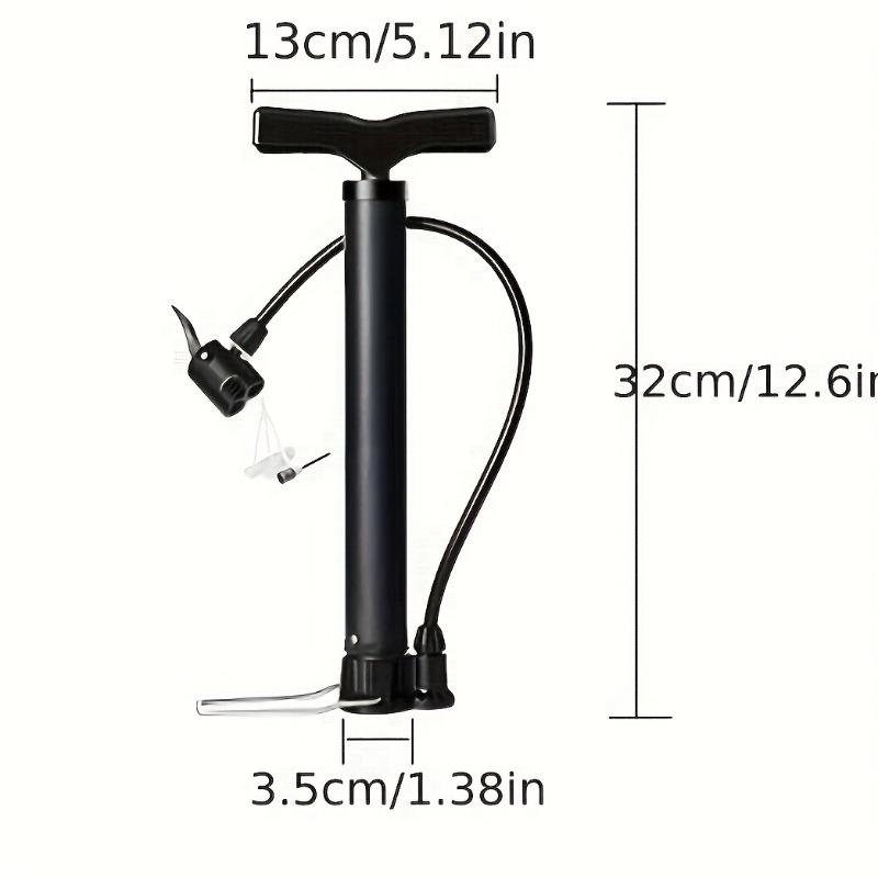 Tragbare Fahrradpumpe Reifenfüller Mountainbike Rennrad Füller Vielseitige Pumpe für Basketbälle Fußbälle Fahrradzubehör