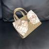 Ladies Handbag Bow Pearl Dinner Bag Cute Girl Street Shot Messenger