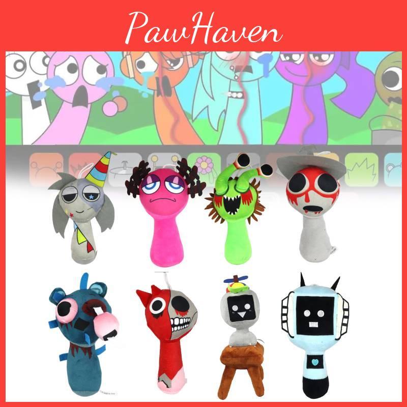 Plush Sprunki Toys Boys Children Festival Game Cartoon Funny Color Dolls Gifts