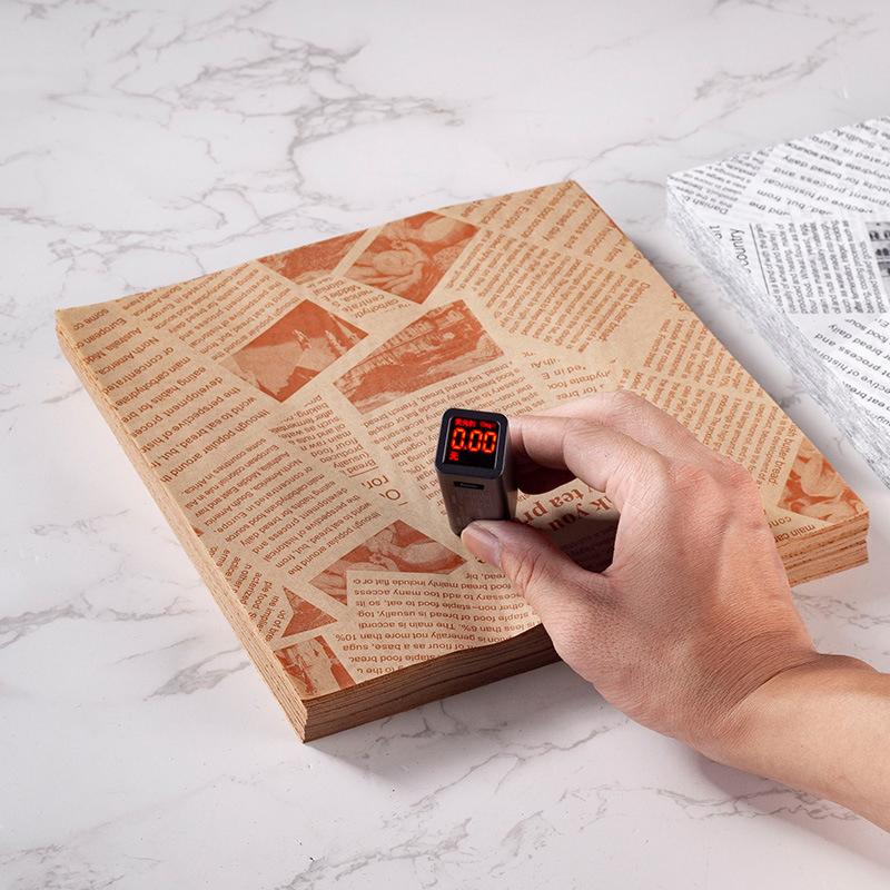 100pcs Sandwich Packaging Paper Cartoon Wrapping Disposable Household Oil-proof Chicken Roll Breakfast Baking Kitchen Tool&