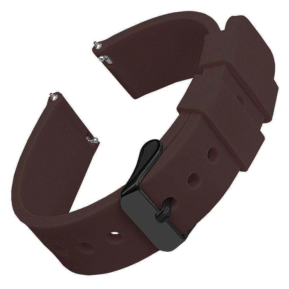 Cinturino Premium in Silicone per Orologio - Rilascio Rapido, Diverse Misure (14/16/18/19/20/21/22/24mm), Design Morbido e Colorato