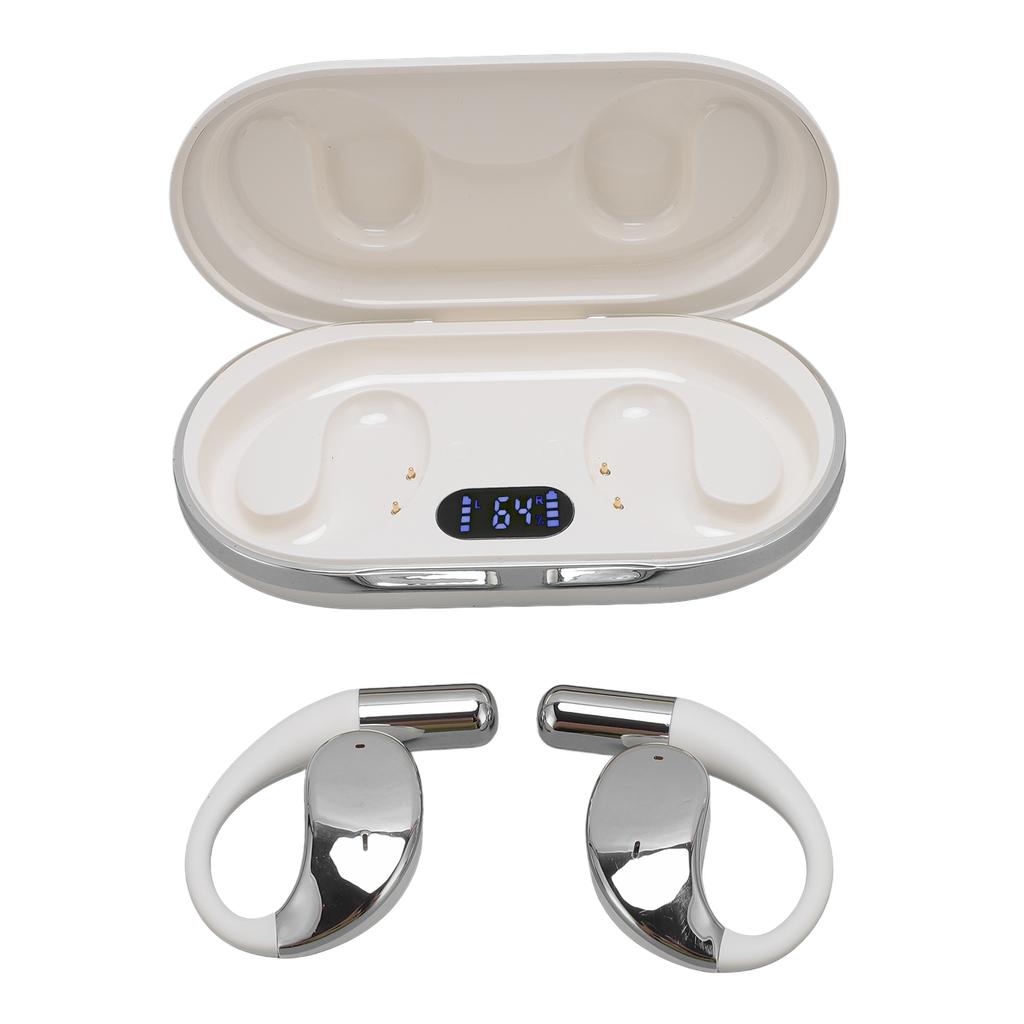 V5.4 Earphone Noise Cancelling Battery Life Comfortable Fit 8h Music Playback for Sport Running Driving Business