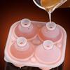 1PC Elegant Rose Shaped Ice Cube Mold Reusable Food Grade Silicone IceTray Ice Ball Mold for Effortless Dessert Summer Drinks