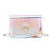 Refreshing Laser Transparent Shoulder Women's Bag Tide Crossbody Versatile Chain Small Square Bag
