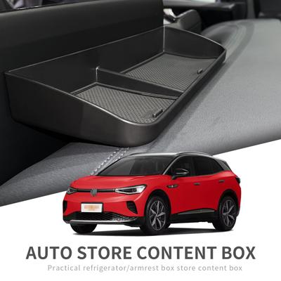 VW ID.4 ID4 Aksesuarları için Araba Gösterge Paneli Tepsisi Orta Konsol Ekranı Saklama Kutusu Gizli Tepsi Ekran Arkası Düzenleyici