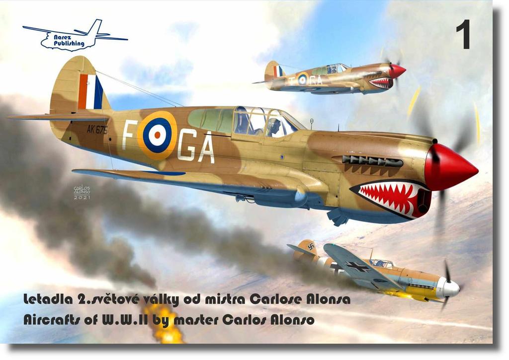 Narez Publishing World War II Aircraft Box Art by Carlos Alonso Model Reference Book NAR01