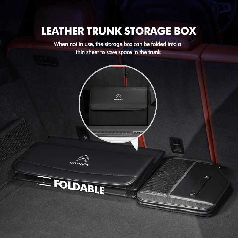 Big Capacity Car Storage Box Trunk Organizer Durable Collapsible For Citroen C5 C1 C2 C6 C4L DS3 DS4 DS5 C-Elysee Grand Berlingo aia256