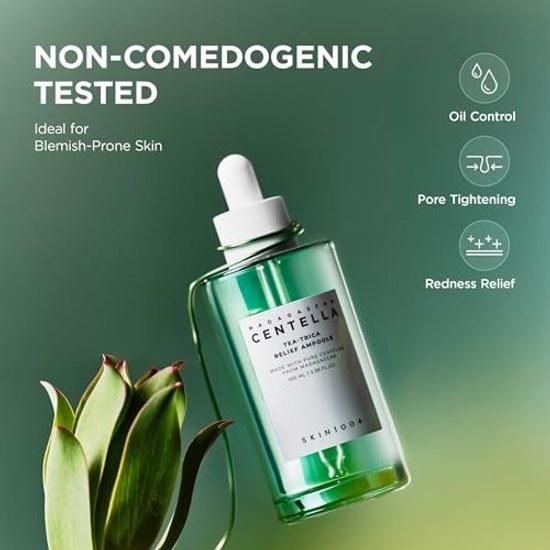 SKIN1004 Tea-Trica Relief Ampoule 100ml / Tea Tree + Cica Soothing Serum