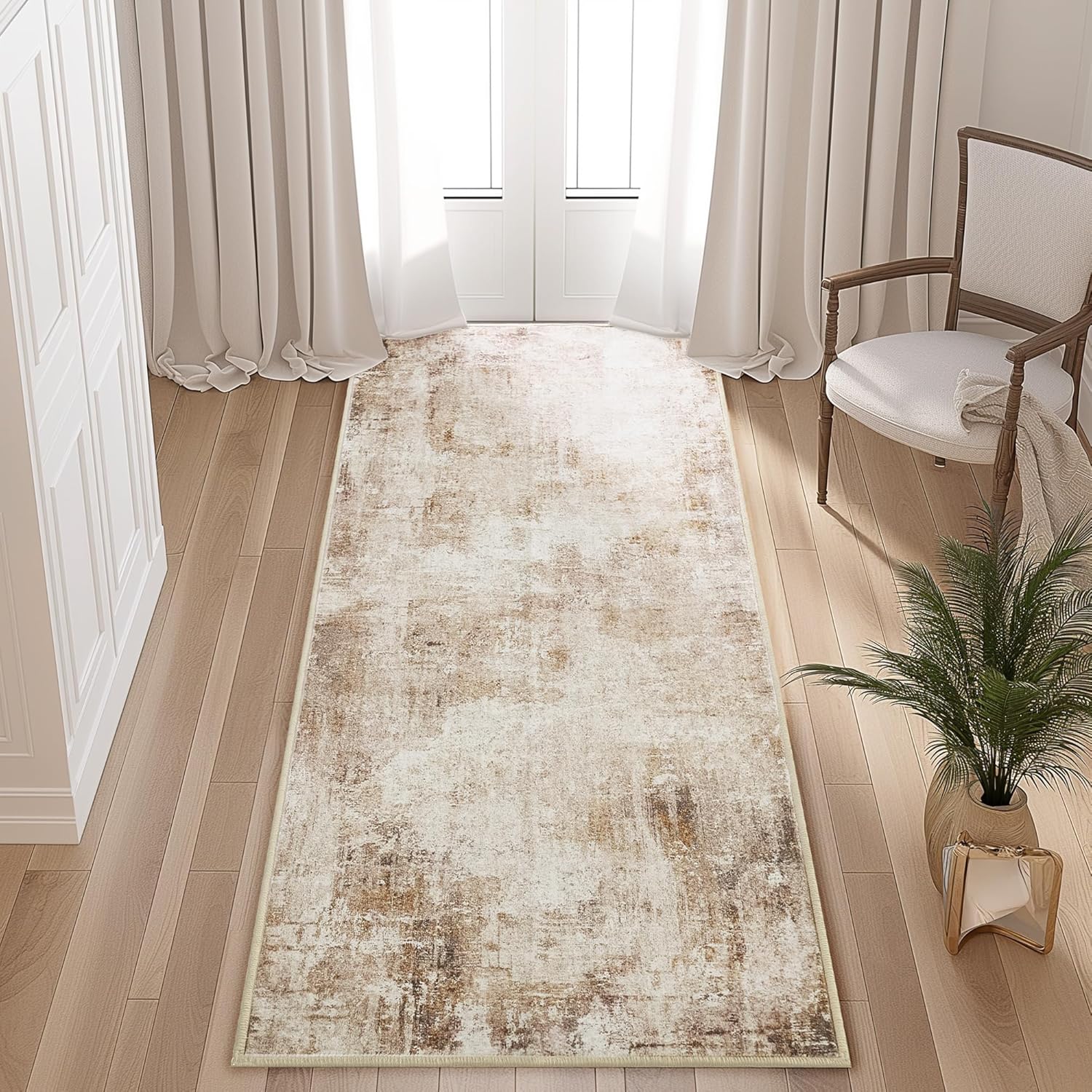 

Round Rug – Festive Non-Slip Washable Circular Carpet for Holiday Home Decor 60cm