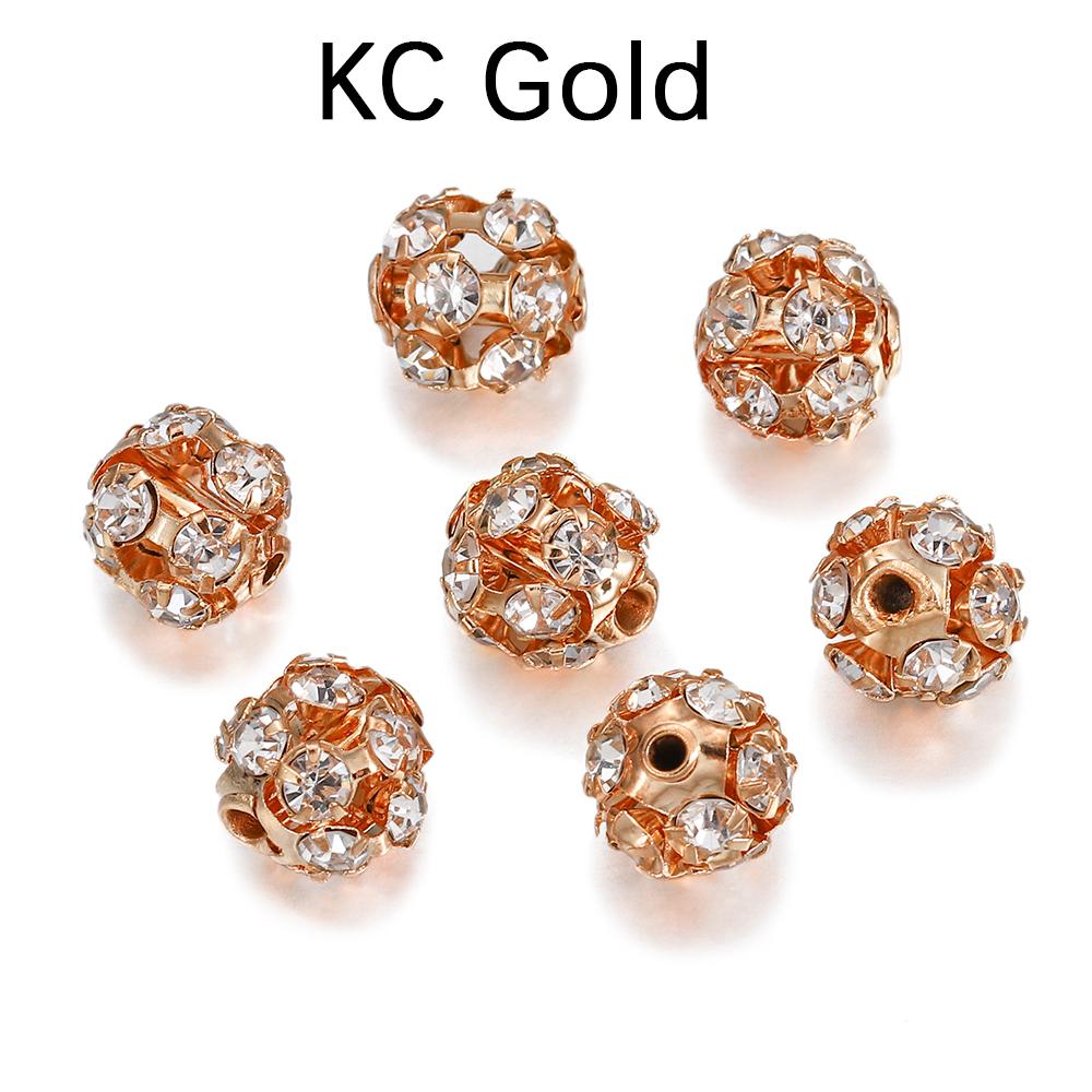 

30 шт./лот, имитирующий кристалл, металл, стекло, стразы, шарик, разделитель, свободные бусины для браслета «сделай сам», принадлежности для изготовления ювелирных изделий, аксессуары 8mm