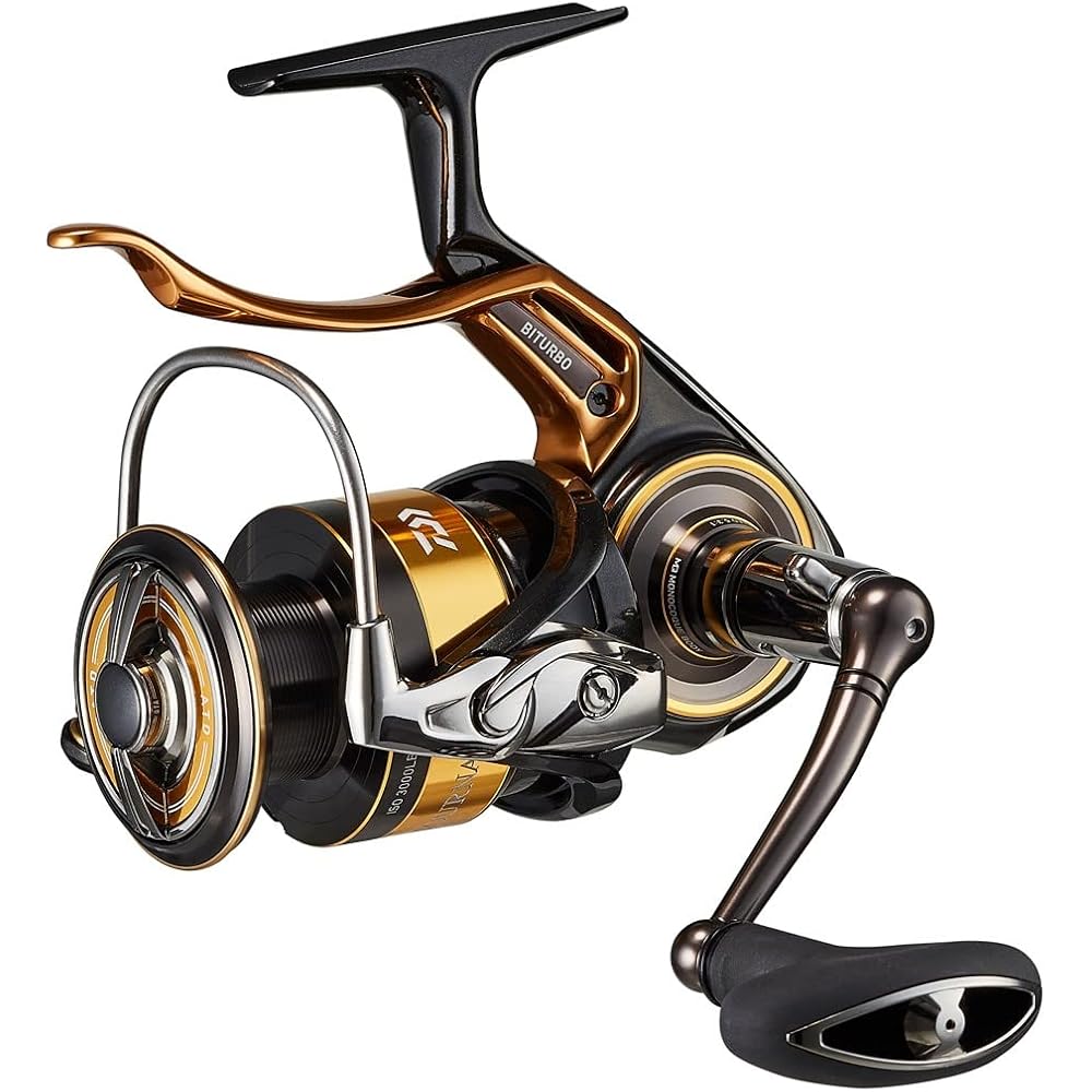 Daiwa Tournament ISO 3000LBD Fishing Reel Black Lightweight Durable Design