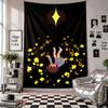 Wall TapestryUndertale Art Hanging Cloth Decorative Background Cover for Room Decoration