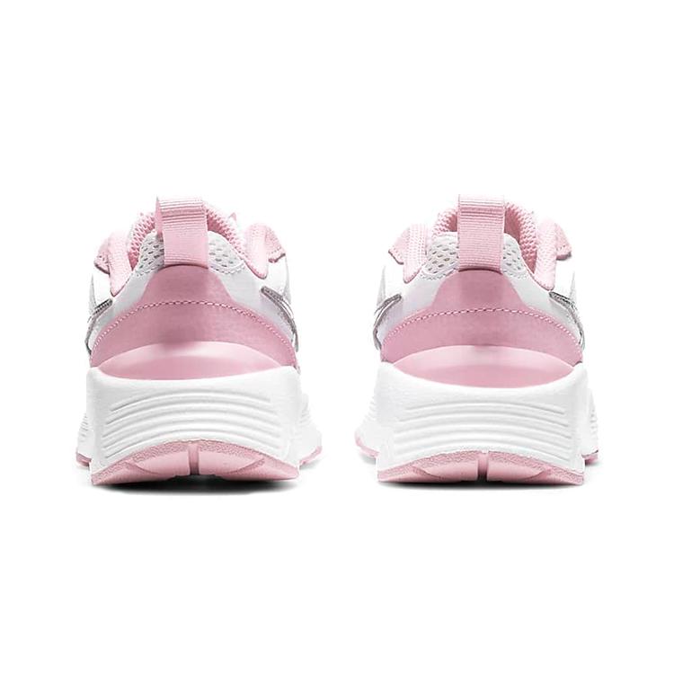 Nike Air Max Fusion SE Comfortable Round Toe Abrasion Resistant Breathable Low top Kids Lifestyle Shoes Pink White CZ6584-100