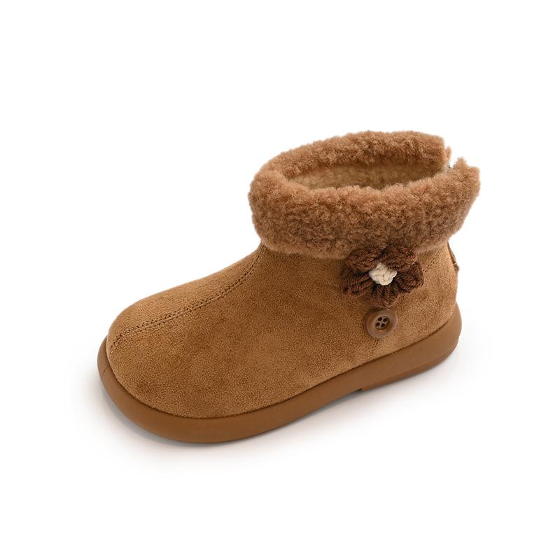 

Winter Children s snow boots winter girls cotton shoes thickened cotton boots 26