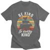Sunset Vintage Nature Lovers Tees Unisex Crew Neck ShortSleeve Be kind to every kind Animal Tshirt Vegan Vegetarian Summer Tshirt