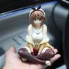 Cz Anime Figure Ryza Atelier Ryza Sitting Pose 15.86Cm Pvc Collectible Car Ornament Decoration For Car Dashboard