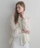 Lenav Stripe Summer Half Wind Jacket (Ivory)