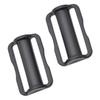 2pcs Diving Webbing Keeper 52mm Plastic Steel Diving Belt Slide Stopper for Back Plate