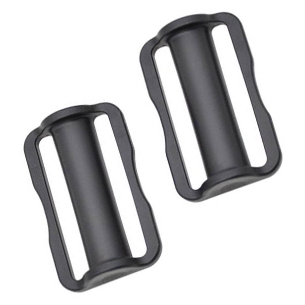2pcs Diving Webbing Keeper 52mm Plastic Steel Diving Belt Slide Stopper for Back Plate