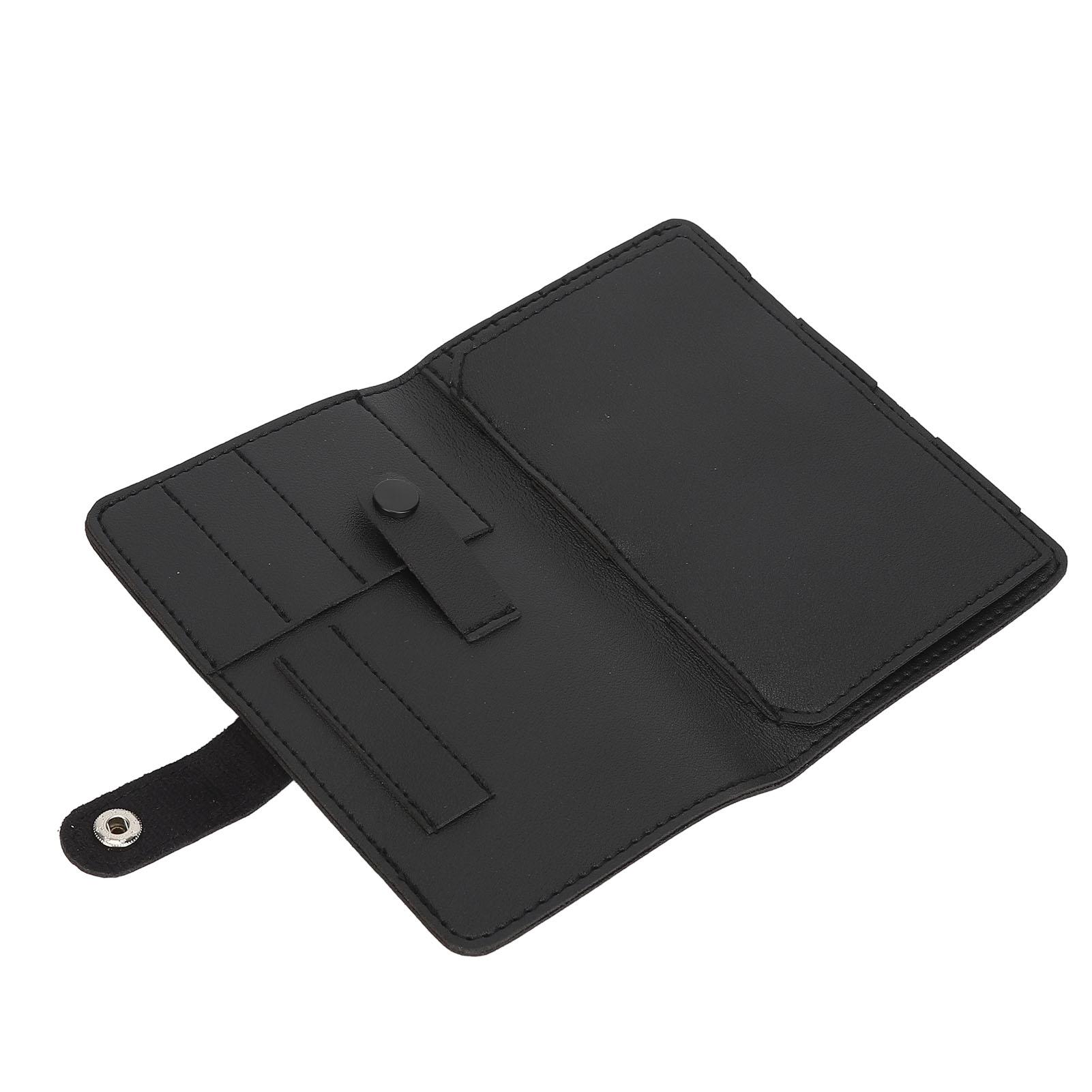 

Nail Drill Bits Organizer Bag Storage 37 Slots Portable Multi Functional Manicure Drill Bits Wallet Bag for Dead Skin чёрный