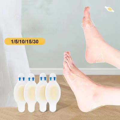 Parche antiabrasión transparente para talón Parche antidolor de gel invisible
