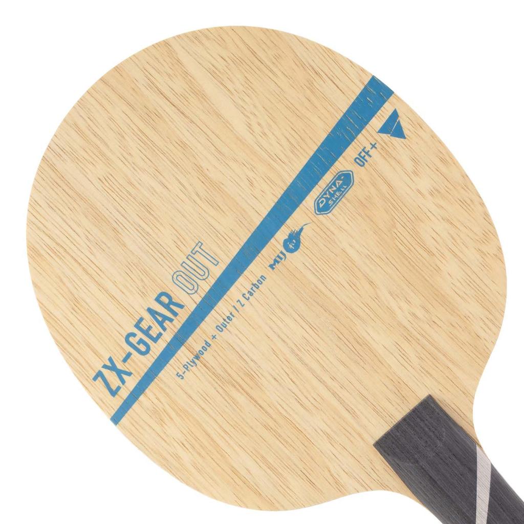 VICTAS ZX-GEAR OUT Table Tennis Racket, Shakehand, Offensive, Special Material, Flare, 028904