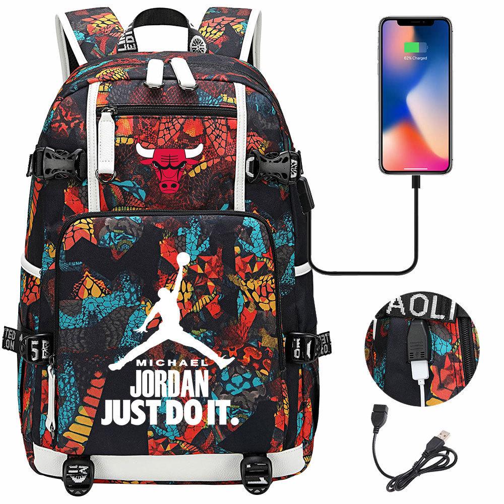 3 Piece School Backpack Set for Students Large Capacity Oxford Cloth Schoolbag with Shoulder Strap and Pencil Case