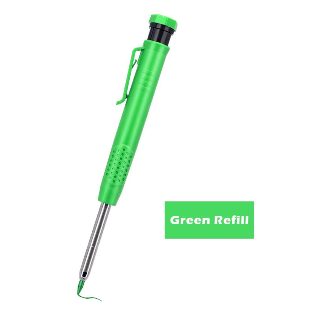 2.8mm Solid Carpenter Pencil Built-in Sharpener Mechanical Pencil  Woodworking Construction
