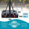 DEVESSPORT Panier de Basket - Réglable 1,90-3,05m - Base Mobile - Extérieur - Arceau Ø47cm