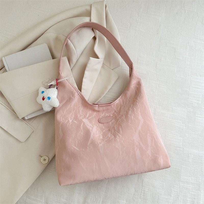 Damen Neuer Stil Beliebte Tragetasche mit großer Kapazität Einfache und modische Schultertasche College-Studenten-Klassentasche