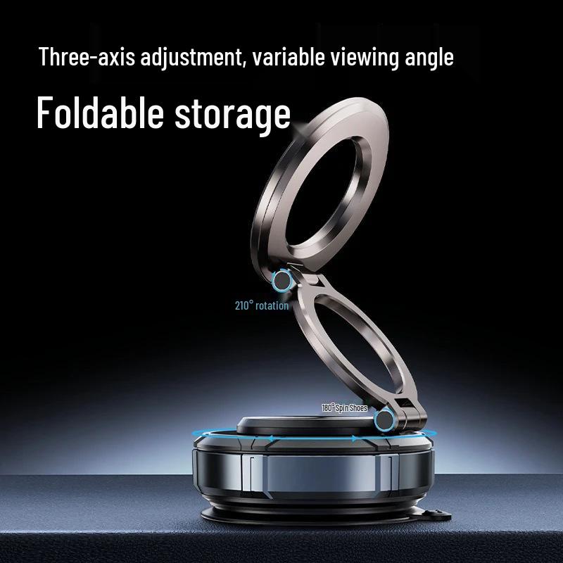 Shockproof Rotatable Magnetic Car Phone Holder with Suction Cup for Dashboard