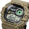 Casio CASIO Digital Men's Watch with Tide Graph & Moon Data Display Function WS-1700H-5AV Khaki Beige Overseas Model