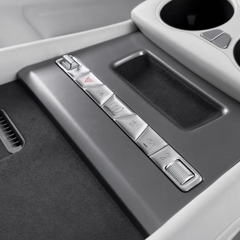 For BYD Yuan Up Pro 2024 2025 Central Control Panel Button Sticker Drop Glue Button Protection Interior Decor Accessories