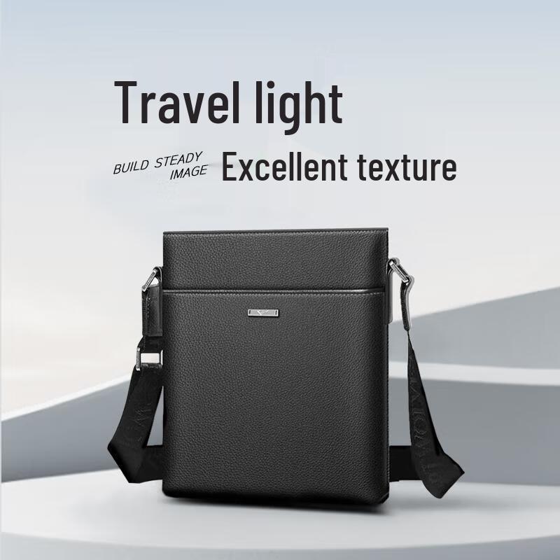 Мужская сумка через плечо из натуральной кожи Seven Wolves