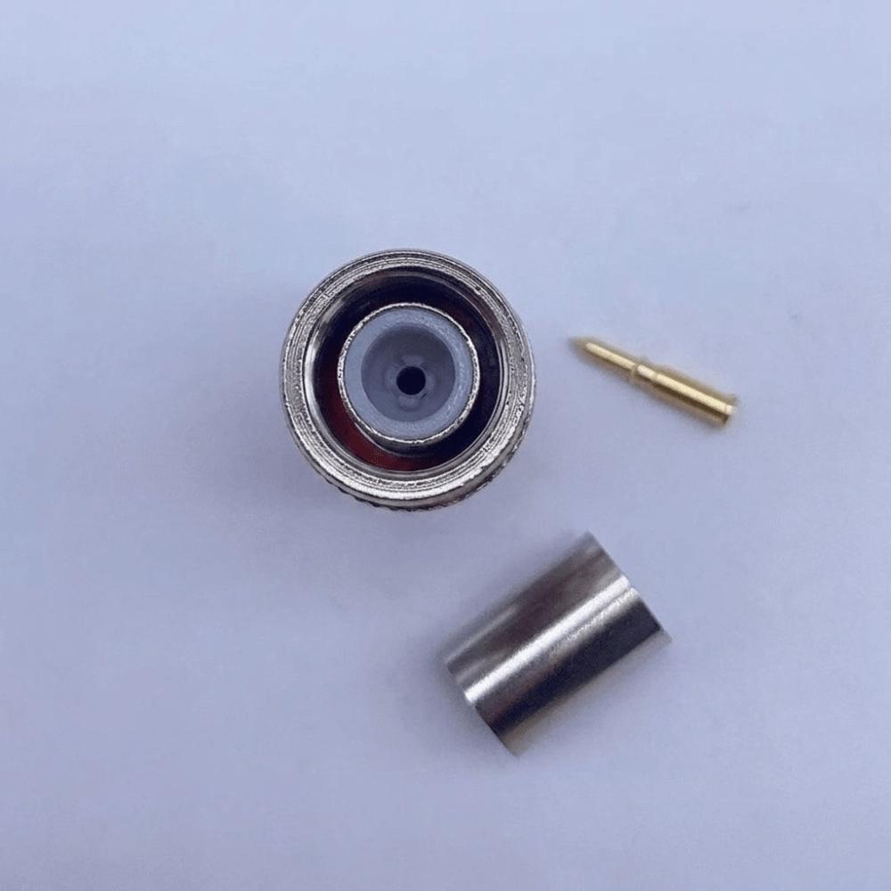 Crimp Termination RF Coax Connector Threaded Coupling Coaxial Connector  Hardware Accessories