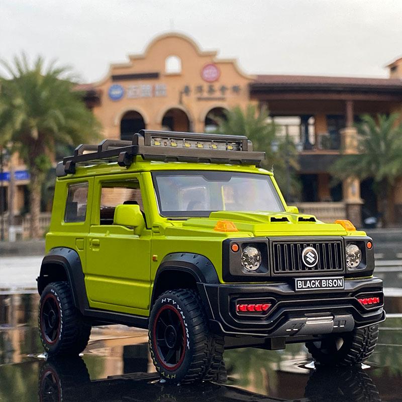 1/18 SUZUKI Jimny Alloy Car Model Diecasts Metal Toy Off-Road Vehicles Car Model High Simulation Collection Childrens Toys Gift